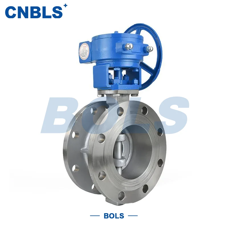 Vannes papillon à joint dur en métal de type plaquette avec poignée en acier inoxydable